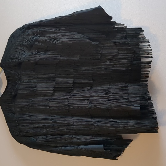 GAP Black Loop-fringe cardigan  - S/M - Picture 4 of 5